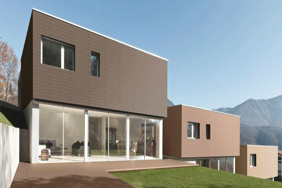 Building exterior wall panels