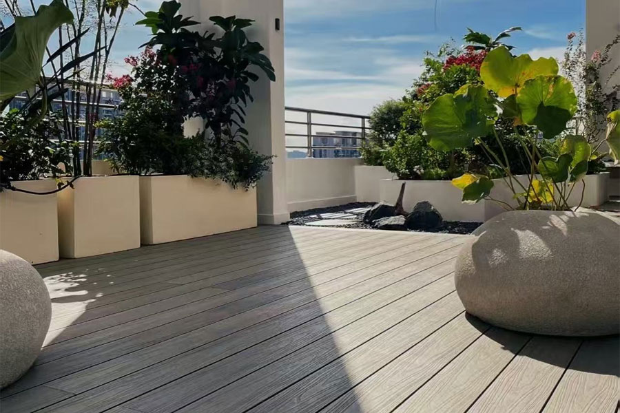 WPC Round hole Decking