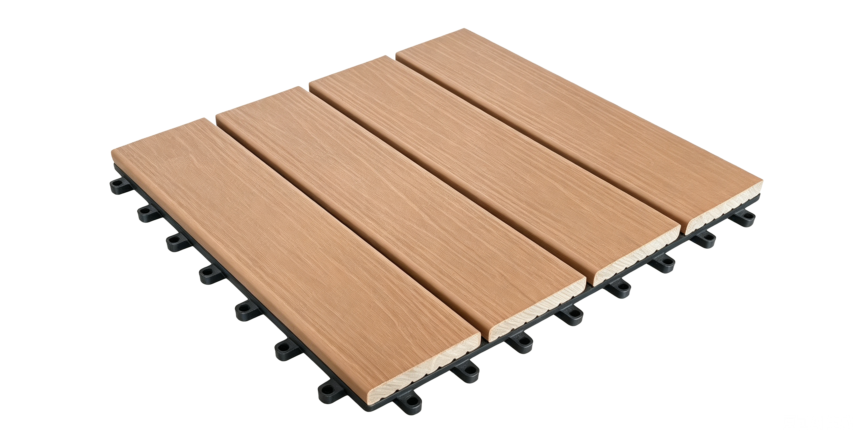 Co‑extruded WPC Decking Tiles WJGP-001