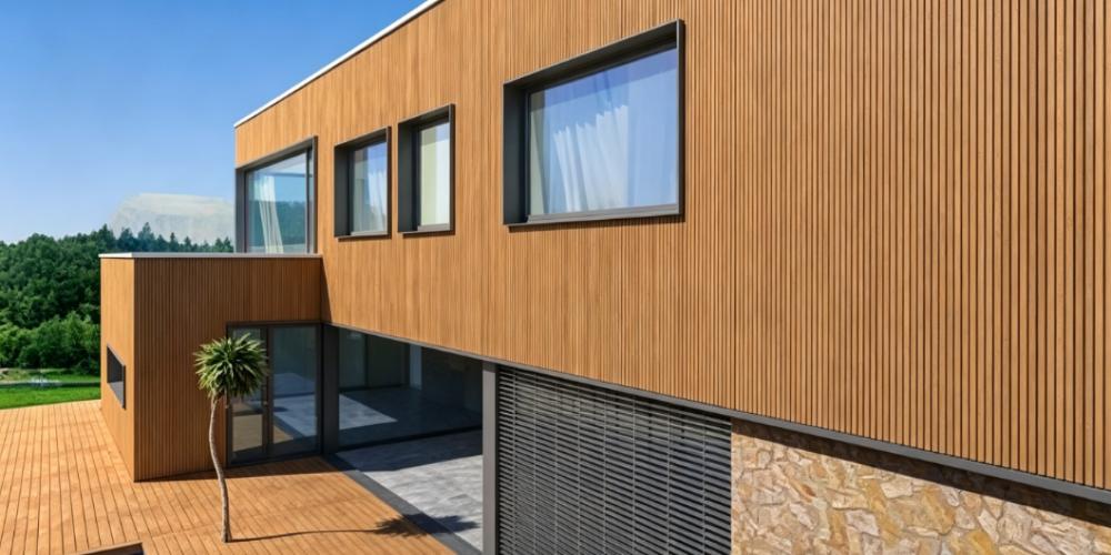 wpc fluted wall panel