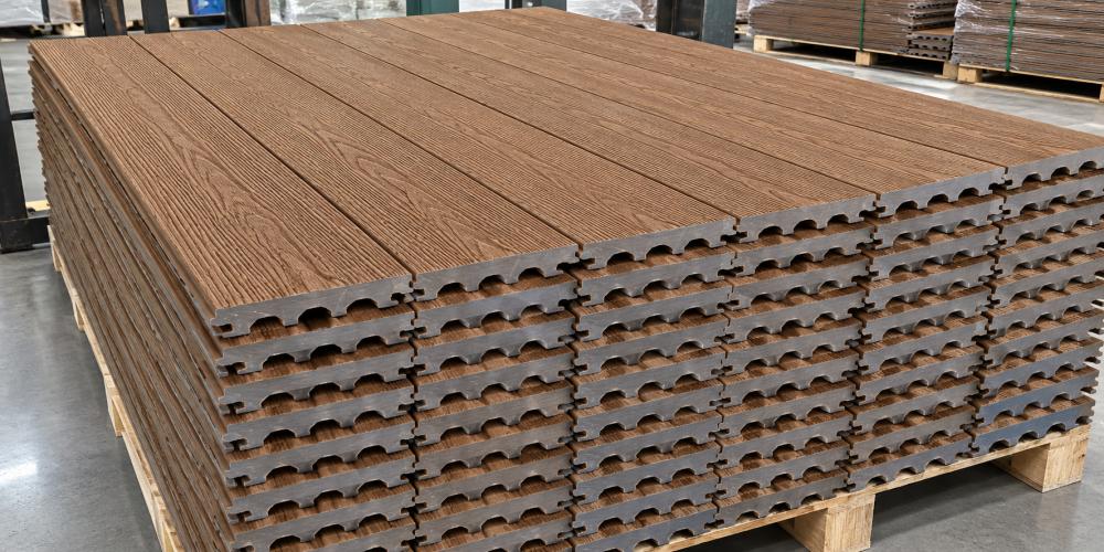 WPC solid decking