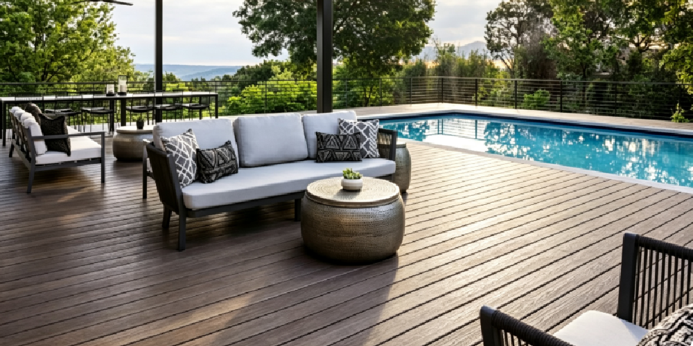 swimming pool decking